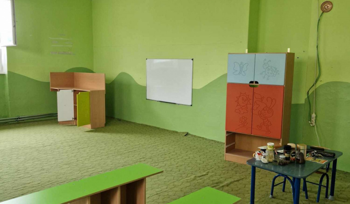 Príprava MŠ na nový školský rok -  maľovanie 8.2023
