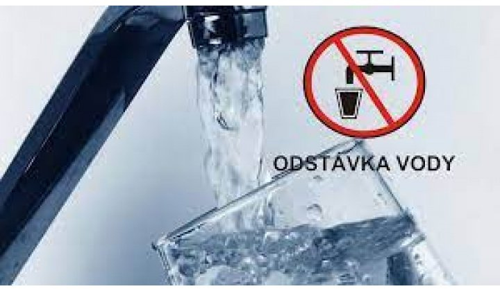 Oznam - odstávka pitnej vody