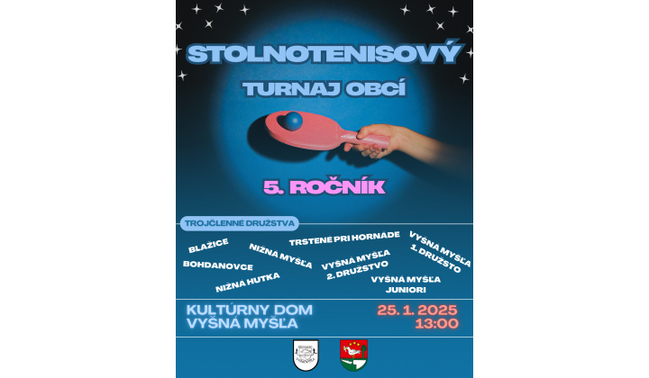 Fotka pre článok Stolnotenisový turnaj obcí